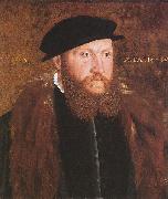 John Bettes the Elder, Portrait of an Unknown Man in a Black Cap